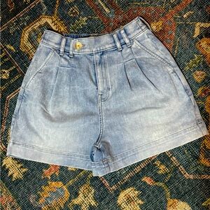 NWOT, UpWest Pleated Denim Shorts, Size: XS